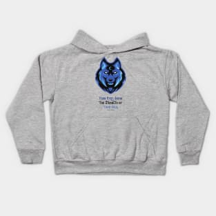 Strength of The Lone Wolf Kids Hoodie